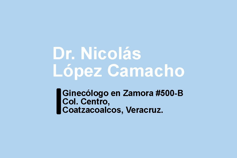 Dr. Nicolás López Camacho